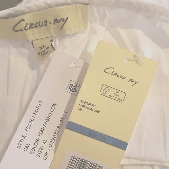 White XL Peasant Cotton Prairie Milkmade Cottagecore Top - Picture 4 of 6